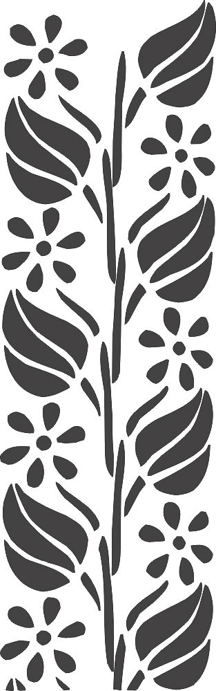 طرح وکتور  الگوی گلبوته برای برش - Vector design ready for cutting - برای دستگاه CNC چوب و لیزر (سی ان سی)