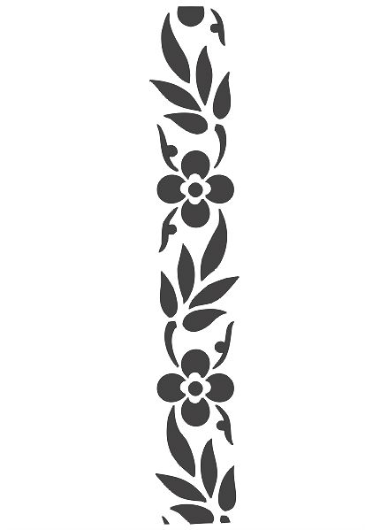 طرح وکتور الگوی گلبوته برای برش - Vector design ready for cutting - برای دستگاه CNC چوب و لیزر (سی ان سی)