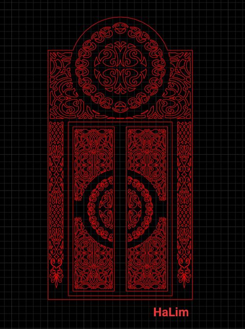 طرح خوش نویسی اسلامی - 1 islamic calligraphy - برای دستگاه CNC چوب و لیزر (سی ان سی)
