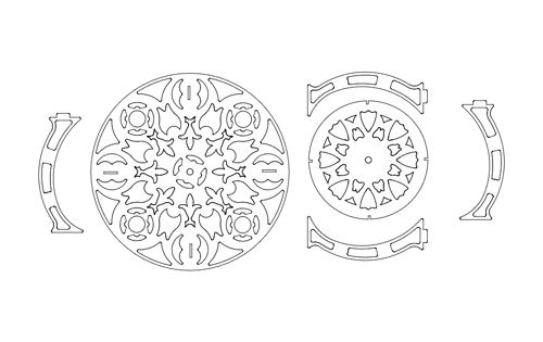طرح طراحی سه بعدی میز ثابت - 3d design table fixed - برای دستگاه CNC چوب و لیزر (سی ان سی)