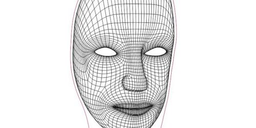 طرح ماسک حکاکی لیزری اکریلیک سه بعدی دخالت انسان - 3d illusion acrylic laser engraving mask human - برای دستگاه CNC چوب و لیزر (سی ان سی)