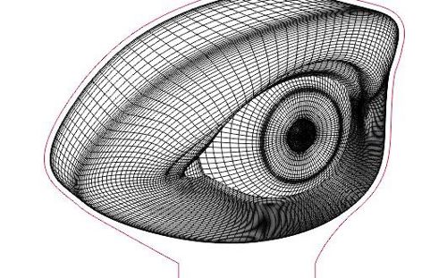 طرح توهم سه بعدی مصر چشم - 3d illusion egypt eye - برای دستگاه CNC چوب و لیزر (سی ان سی)