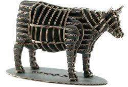 طرح مدل سه بعدی چوبی گاو - 3d model wooden cow - برای دستگاه CNC چوب و لیزر (سی ان سی)