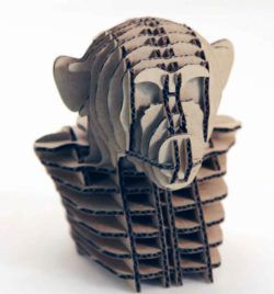 طرح سر میمون‌های سه‌بعدی برای برش لیزری - 3d monkeys head for laser cut - برای دستگاه CNC چوب و لیزر (سی ان سی)