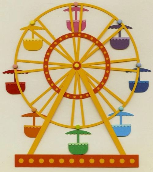 طرح پازل سه بعدی چرخ و فلک - 3d puzzle ferris wheel - برای دستگاه CNC چوب و لیزر (سی ان سی)
