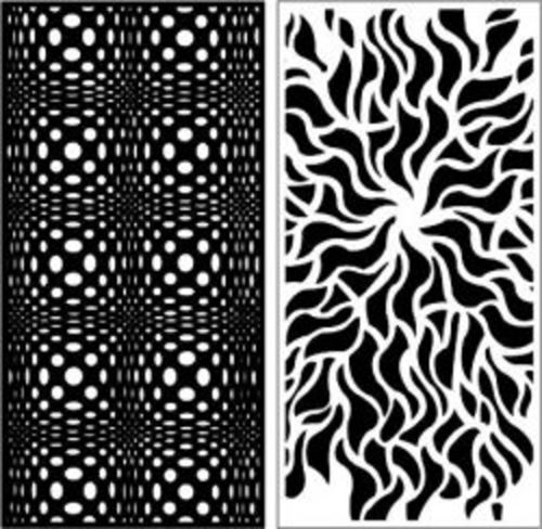 طرح پارتیشن‌های سه بعدی و صاعقه‌ها لیزری و سی ان سی - 3d textured partitions and lightning bolts for laser cut cnc - برای دستگاه CNC چوب و لیزر (سی ان سی)