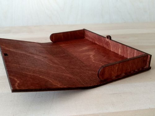 طرح جعبه پول چوبی برای برش لیزری - 100 dollar bill money box wooden for laser cutting ve - برای دستگاه CNC چوب و لیزر (سی ان سی)