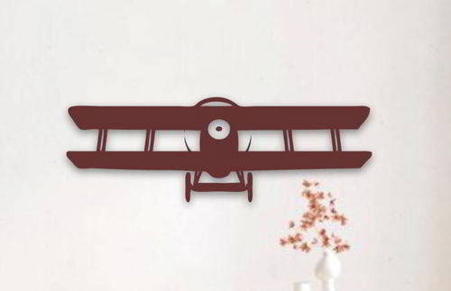 طرح یک هواپیمای دو باله سیلوئت کلیپارت - a biplane silhouette clipart ve - برای دستگاه CNC چوب و لیزر (سی ان سی)