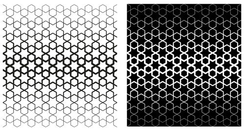 طرح هندسی انتزاعی الگو - abstract geometric design pattern - برای دستگاه CNC چوب و لیزر (سی ان سی)