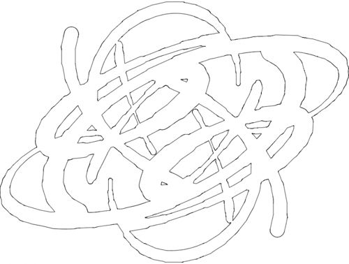 طرح انتزاعی الگو - abstract pattern - برای دستگاه CNC چوب و لیزر (سی ان سی)