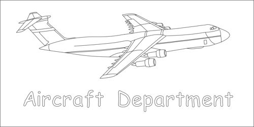 طرح بخش هواپیما - aircraft department - برای دستگاه CNC چوب و لیزر (سی ان سی)