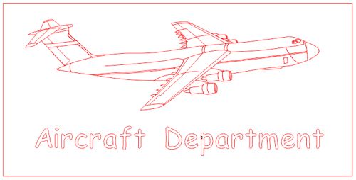 طرح aircraft-sketch