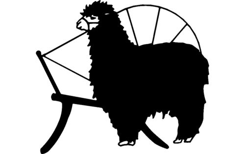 طرح آلپاکا حیوان آزاد - alpaka animal - برای دستگاه CNC چوب و لیزر (سی ان سی)