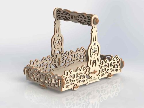 طرح ایده‌های سبد برش لیزری شگفت‌انگیز قالب - amazing laser cut basket ideas template - برای دستگاه CNC چوب و لیزر (سی ان سی)