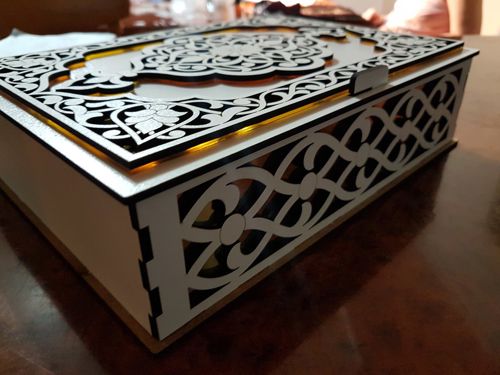 طرح ایده‌های شگفت‌انگیز برش لیزری جعبه هزینه - amazing laser cut box ideas ve - برای دستگاه CNC چوب و لیزر (سی ان سی)