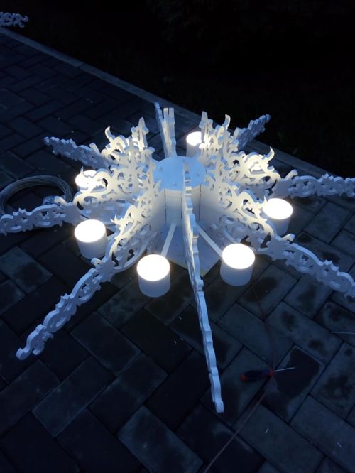 طرح چراغ‌های سقفی برش لیزری شگفت‌انگیز - amazing laser cut ceiling lights ve - برای دستگاه CNC چوب و لیزر (سی ان سی)