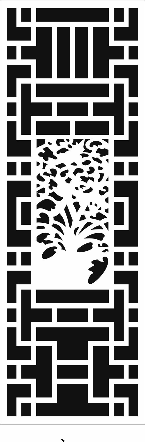 طرح الگوی پارتیشن قدیمی به سبک چینی برای برش لیزری - ancient partition pattern chinese style for laser cutting - برای دستگاه CNC چوب و لیزر (سی ان سی)