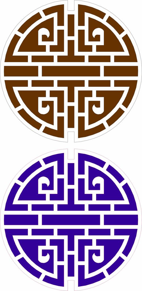 طرح نماد باستانی عشق به برش لیزری ورشو - ancient symbol of love for laser cut ve - برای دستگاه CNC چوب و لیزر (سی ان سی)