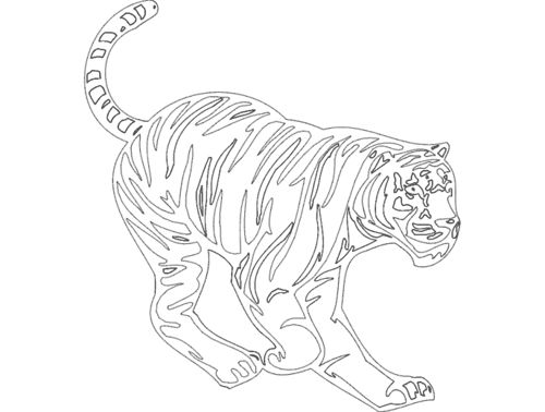 طرح حیوان یوزپلنگ طلسم - animal cheetah mascot - برای دستگاه CNC چوب و لیزر (سی ان سی)