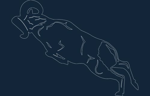 طرح پرش حیوانات محدودیت - animal jumping - برای دستگاه CNC چوب و لیزر (سی ان سی)