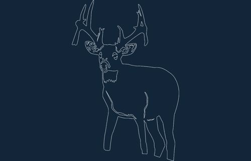 طرح حیوانات d f file - animals 2 22 dxf file - برای دستگاه CNC چوب و لیزر (سی ان سی)