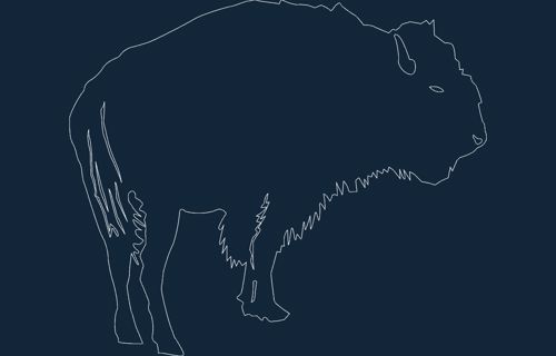 طرح حیوانات d f file - animals 2 23 dxf file - برای دستگاه CNC چوب و لیزر (سی ان سی)