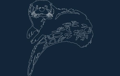 طرح حیوانات - animals 2 39 - برای دستگاه CNC چوب و لیزر (سی ان سی)