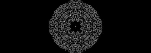 طرح وکتور آماده برش ساعت اسلیمی برای دستگاه CNC چوب و لیزر ( سی ان سی )