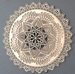 طرح دانلود ماندالا هنری برای برش لیزری - art mandala download for laser cut - برای دستگاه CNC چوب و لیزر (سی ان سی)