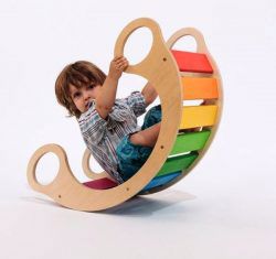 طرح مونتاژ یک صندلی گهواره‌ای برای کودکان لیزر cnc - assembling a rocking chair for children for laser cut cnc - برای دستگاه CNC چوب و لیزر (سی ان سی)
