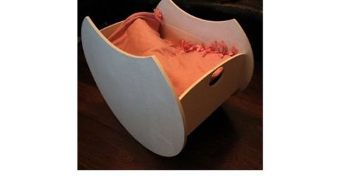 طرح تخت کودک چوبی برای برش لیزری - baby crib wood for laser cut - برای دستگاه CNC چوب و لیزر (سی ان سی)