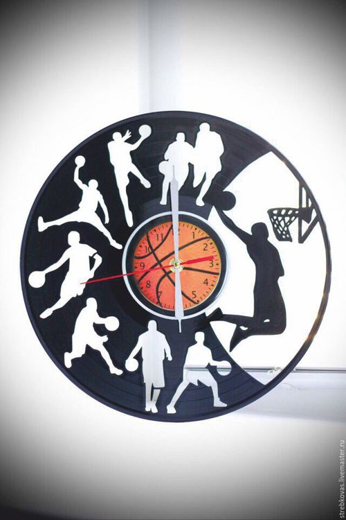 طرح ساعت بسکتبال ساعت - basketball clock - برای دستگاه CNC چوب و لیزر (سی ان سی)