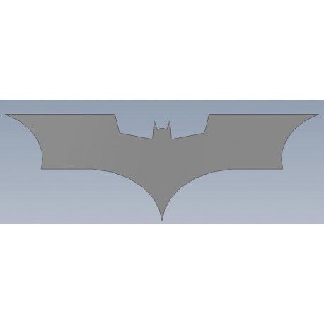 طرح بتمن شوالیه تاریکی - batarang the dark knight - برای دستگاه CNC چوب و لیزر (سی ان سی)