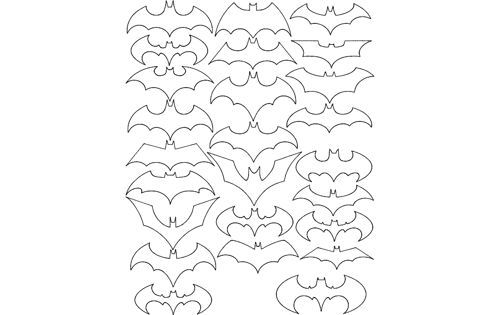 طرح لوگوی بتمن - batman logo - برای دستگاه CNC چوب و لیزر (سی ان سی)