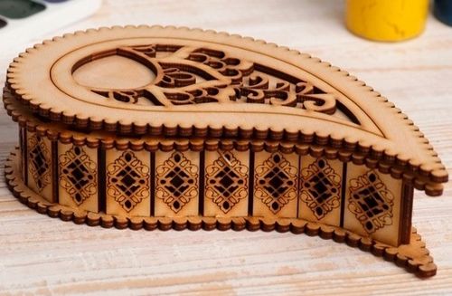 طرح تابوت منبت‌کاری شده زیبا به سبک شرقی برای برش لیزری - beautiful carved casket in oriental style for laser cut - برای دستگاه CNC چوب و لیزر (سی ان سی)