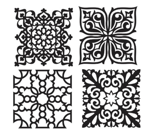 طرح الگوی تزئینی زیبا برای برش لیزر cnc - beautiful decorative pattern for laser cut cnc - برای دستگاه CNC چوب و لیزر (سی ان سی)