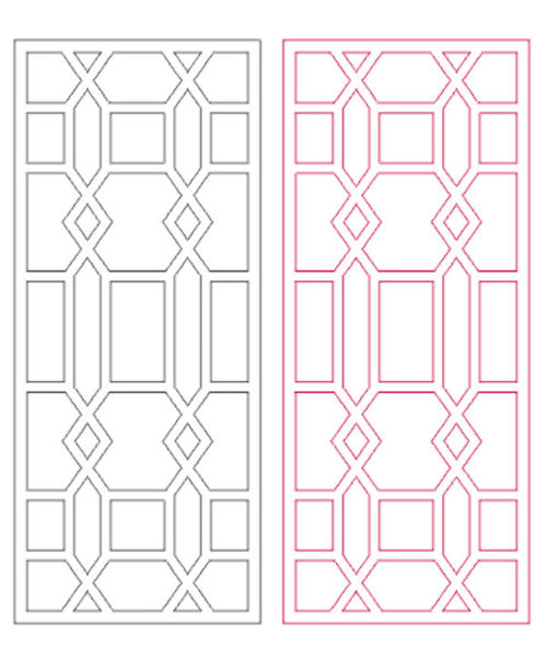 طرح پارتیشن اتاق نشیمن زیبا الگو - beautiful living room partition pattern - برای دستگاه CNC چوب و لیزر (سی ان سی)