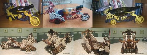 طرح جا نگهدارنده بطری دوچرخه برای برش لیزری وسیله نقلیه - bike wine bottle holder for laser cut ve - برای دستگاه CNC چوب و لیزر (سی ان سی)