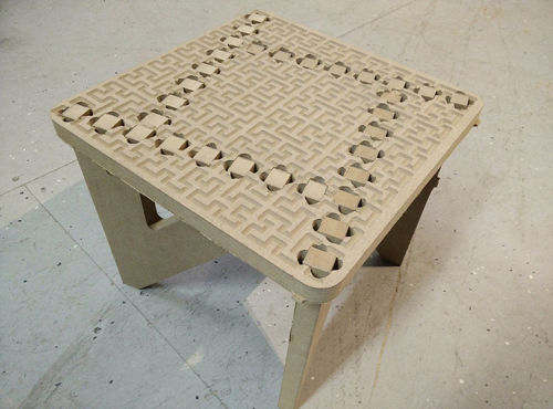 طرح‌های روتر cnc باینری درخت پایه برای برش لیزر - binary tree foot stool cnc router plans for laser cut ve - برای دستگاه CNC چوب و لیزر (سی ان سی)