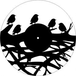 طرح ساعت دیواری پرنده روی شاخه درخت برای برش لیزری cnc پول - bird wall clock on tree branch for laser cut cnc ve - برای دستگاه CNC چوب و لیزر (سی ان سی)