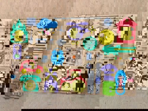 طرح نقاشی اسباب بازی برای بچه‌ها با برش لیزر - biziboard toy for kids drawing for laser cut - برای دستگاه CNC چوب و لیزر (سی ان سی)