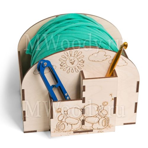 طرح نگهدارنده ماسوره نگهدارنده نخ ریسنده سازماندهنده - bobbin holder yarn holder spinner organizer ve - برای دستگاه CNC چوب و لیزر (سی ان سی)