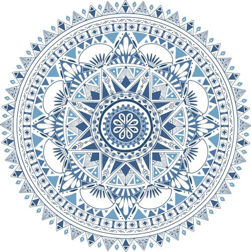 طرح الگوی بوهمی سبک گرافیکی تزئینی - boho pattern style graphic ornament ve - برای دستگاه CNC چوب و لیزر (سی ان سی)