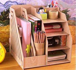 طرح میز کتاب سازماندهنده برای برش لیزر cnc - book desk organizer for laser cut cnc ve - برای دستگاه CNC چوب و لیزر (سی ان سی)