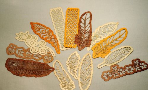 طرح بوک‌مارک‌ها برای کتاب‌ها برای برش لیزری - bookmarks for books for laser cut ve - برای دستگاه CNC چوب و لیزر (سی ان سی)
