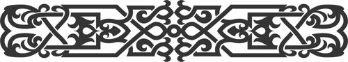 طرح حاشیه پنل الگو - border design panel pattern - برای دستگاه CNC چوب و لیزر (سی ان سی)