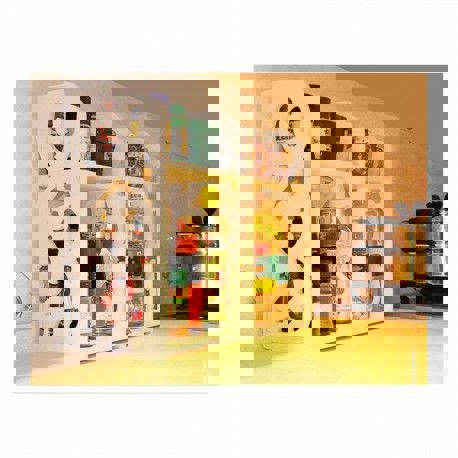 طرح قفسه چوبی بطری - bottle storage wooden shelf - برای دستگاه CNC چوب و لیزر (سی ان سی)