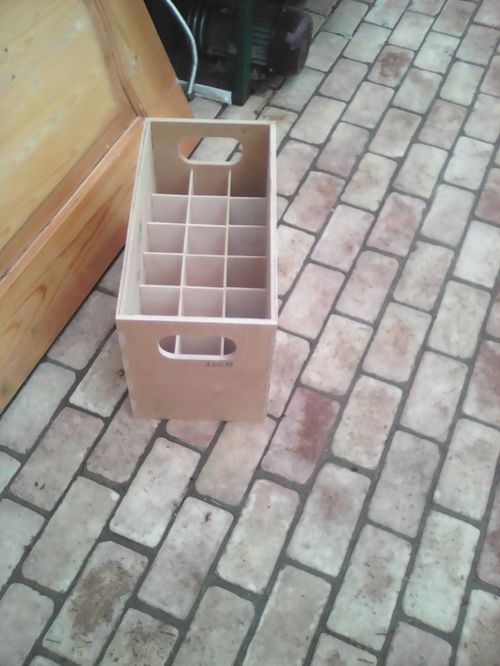 طرح جعبه برای قطعه بطری برش لیزری سه بعدی پازل - box for 18 pieces of bottles laser cut 3d puzzle - برای دستگاه CNC چوب و لیزر (سی ان سی)