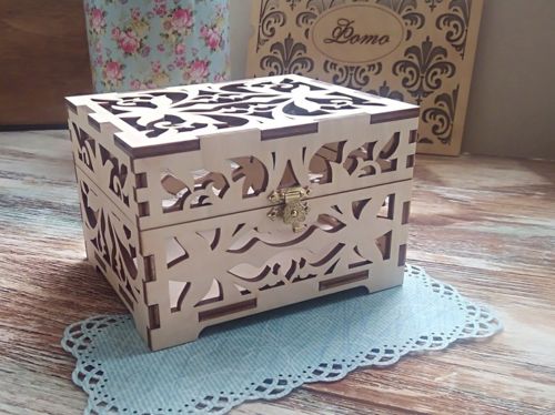 طرح جعبه برای برش لیزری - box for laser cutting - برای دستگاه CNC چوب و لیزر (سی ان سی)
