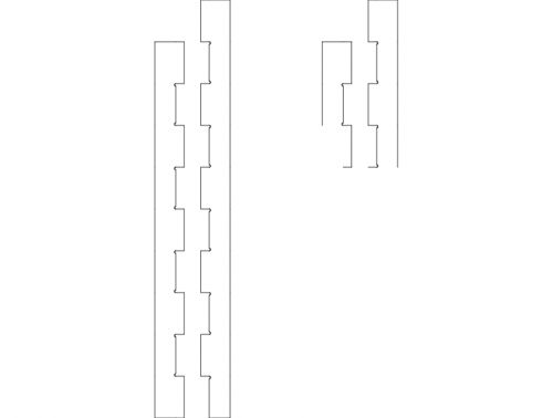 طرح جعبه اتصال - box joint - برای دستگاه CNC چوب و لیزر (سی ان سی)